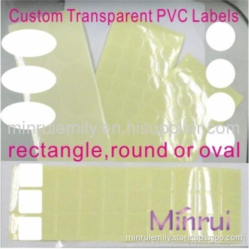 Custom Blank Clear Stickers,transparent Self Adhesive Labels 